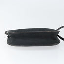 Christian Dior Trotter Canvas Shoulder Bag Black Gold Auth ep13136-5