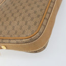 GUCCI Micro GG Supreme Shoulder Bag PVC Beige Gold Auth ep13139-11