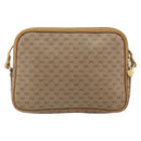 GUCCI Micro GG Supreme Shoulder Bag PVC Beige Gold Auth ep13139-3