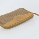 GUCCI Micro GG Supreme Shoulder Bag PVC Beige Gold Auth ep13139-6