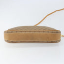 GUCCI Micro GG Supreme Shoulder Bag PVC Beige Gold Auth ep13139-9