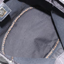FENDI Hand Bag Nylon Black Silver Auth ep13140-11