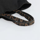 FENDI Hand Bag Nylon Black Silver Auth ep13140-7