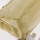 LOUIS VUITTON Cruise line Sac Bicolor Hand Bag Enamel Yellow M92547 Auth ep13148-15