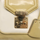 LOUIS VUITTON Cruise line Sac Bicolor Hand Bag Enamel Yellow M92547 Auth ep13148-19