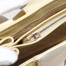 LOUIS VUITTON Cruise line Sac Bicolor Hand Bag Enamel Yellow M92547 Auth ep13148-26