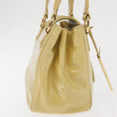 LOUIS VUITTON Cruise line Sac Bicolor Hand Bag Enamel Yellow M92547 Auth ep13148-4