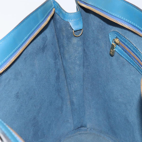 LOUIS VUITTON Epi Saint Jacques Shopping Shoulder Bag Blue M52275 Auth ep13153