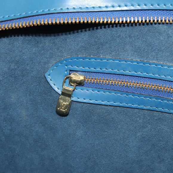 LOUIS VUITTON Epi Saint Jacques Shopping Shoulder Bag Blue M52275 Auth ep13153