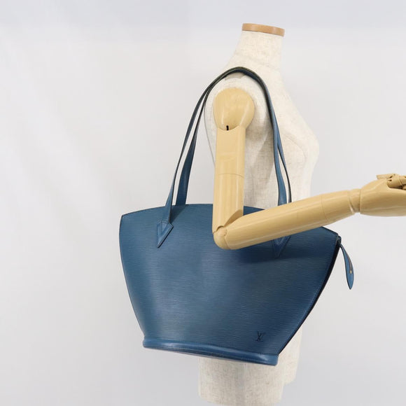 LOUIS VUITTON Epi Saint Jacques Shopping Shoulder Bag Blue M52275 Auth ep13153