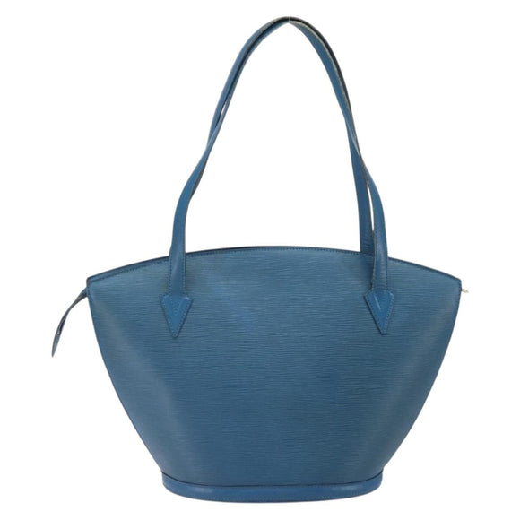 LOUIS VUITTON Epi Saint Jacques Shopping Shoulder Bag Blue M52275 Auth ep13153