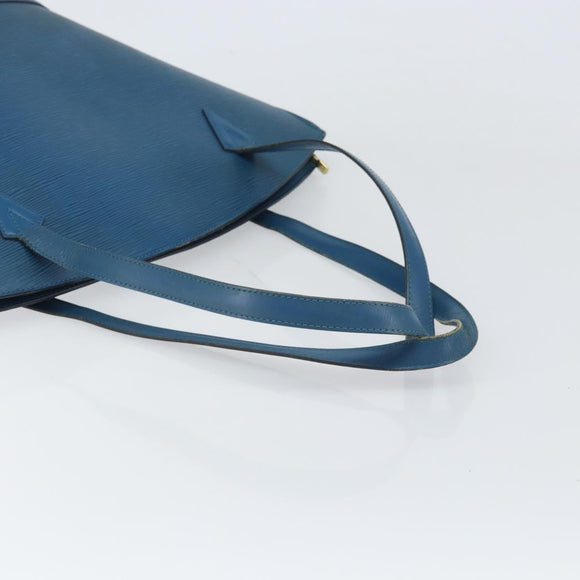 LOUIS VUITTON Epi Saint Jacques Shopping Shoulder Bag Blue M52275 Auth ep13153