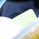 Christian Dior Hand Bag Patent leather Green Silver Auth ep13160-24