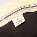 GUCCI GG Canvas Tote Bag Beige Gold 124261 Auth ep13162-15