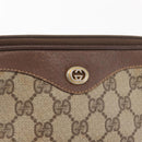 GUCCI GG Supreme Shoulder Bag PVC Beige Gold 97 02 068 Auth ep13164-17