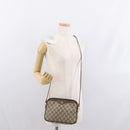 GUCCI GG Supreme Shoulder Bag PVC Beige Gold 97 02 068 Auth ep13164-21