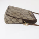 GUCCI GG Supreme Shoulder Bag PVC Beige Gold 97 02 068 Auth ep13164-3