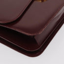GUCCI Handtasche Leder Bordeaux Gold Original ep13170-9
