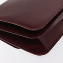 GUCCI Handtasche Leder Bordeaux Gold Original ep13170-15