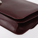 GUCCI Handtasche Leder Bordeaux Gold Original ep13170-16