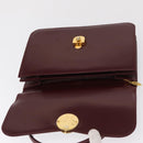 GUCCI Handtasche Leder Bordeaux Gold Original ep13170-10