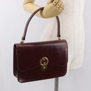 GUCCI Handtasche Leder Bordeaux Gold Original ep13170-28