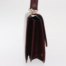 GUCCI Handtasche Leder Bordeaux Gold Original ep13170-4