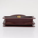 GUCCI Handtasche Leder Bordeaux Gold Original ep13170-5