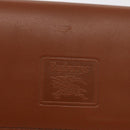 Burberrys Shoulder Bag Leather Brown Gold Auth ep13171-17