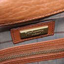 Burberrys Shoulder Bag Leather Brown Gold Auth ep13171-11