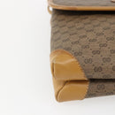GUCCI Micro GG Supreme Shoulder Bag PVC Beige Gold 49 007 5548 Auth ep13173-14