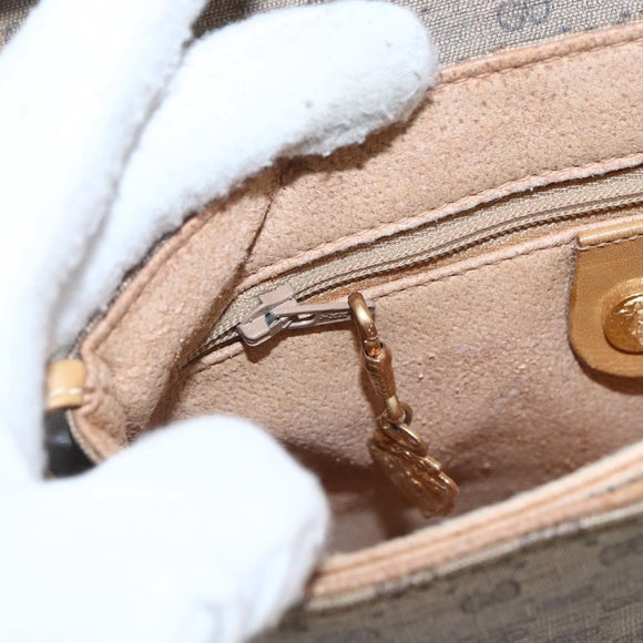 GUCCI Micro GG Supreme Shoulder Bag PVC Beige Gold 49 007 5548 Auth ep13173