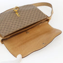 GUCCI Micro GG Supreme Shoulder Bag PVC Beige Gold Auth ep13175-10