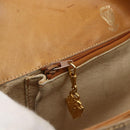 GUCCI Micro GG Supreme Shoulder Bag PVC Beige Gold Auth ep13175-18