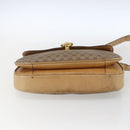 GUCCI Micro GG Supreme Shoulder Bag PVC Beige Gold Auth ep13175-5