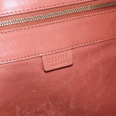 CELINE Tote Bag Leather Pink Gold Auth ep13177-17