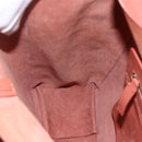 CELINE Tote Bag Leather Pink Gold Auth ep13177-19