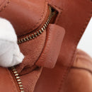 CELINE Tote Bag Leather Pink Gold Auth ep13177-12