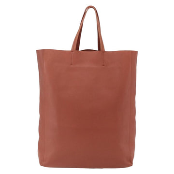 CELINE Tote Bag Leather Pink Gold Auth ep13177 - 0