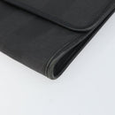 FENDI Pecan Canvas Shoulder Bag Black Auth ep13179-14