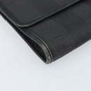 FENDI Pecan Canvas Shoulder Bag Black Auth ep13179-9