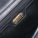 FENDI Pecan Canvas Shoulder Bag Black Auth ep13179-18