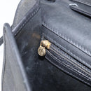 FENDI Pecan Canvas Shoulder Bag Black Auth ep13179-21