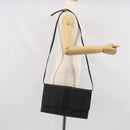FENDI Pecan Canvas Shoulder Bag Black Auth ep13179-23