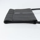 FENDI Pecan Canvas Shoulder Bag Black Auth ep13179-3