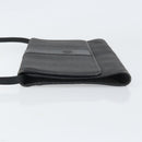 FENDI Pecan Canvas Shoulder Bag Black Auth ep13179-4