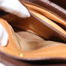 GUCCI Bamboo Hand Bag Leather Brown Gold Auth ep13180-20