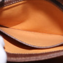 GUCCI Bamboo Hand Bag Leather Brown Gold Auth ep13180-21