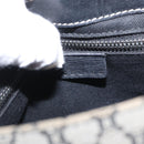 CELINE Macadam Canvas Hand Bag Beige Silver Auth ep13183-19