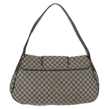 CELINE Macadam Canvas Hand Bag Beige Silver Auth ep13183 - 0